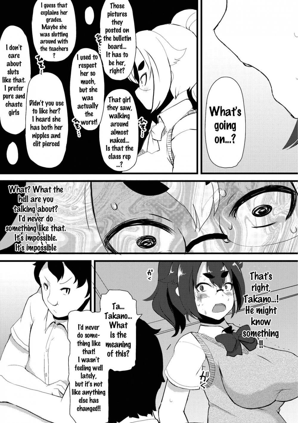 Hentai Manga Comic-A Large Breasted Honor Student Makes The Big Change to Perverted Masochist-Chapter 5-38